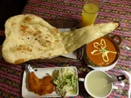 インド料理　ファミリ－ナンハウス メンズセット